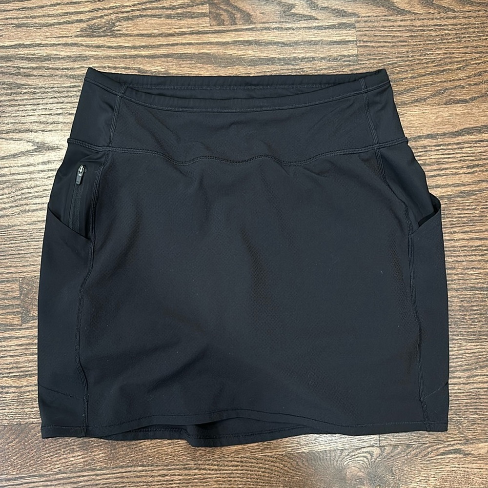 athleta black tennis skirt